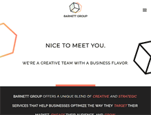 Tablet Screenshot of barnettgroup.com